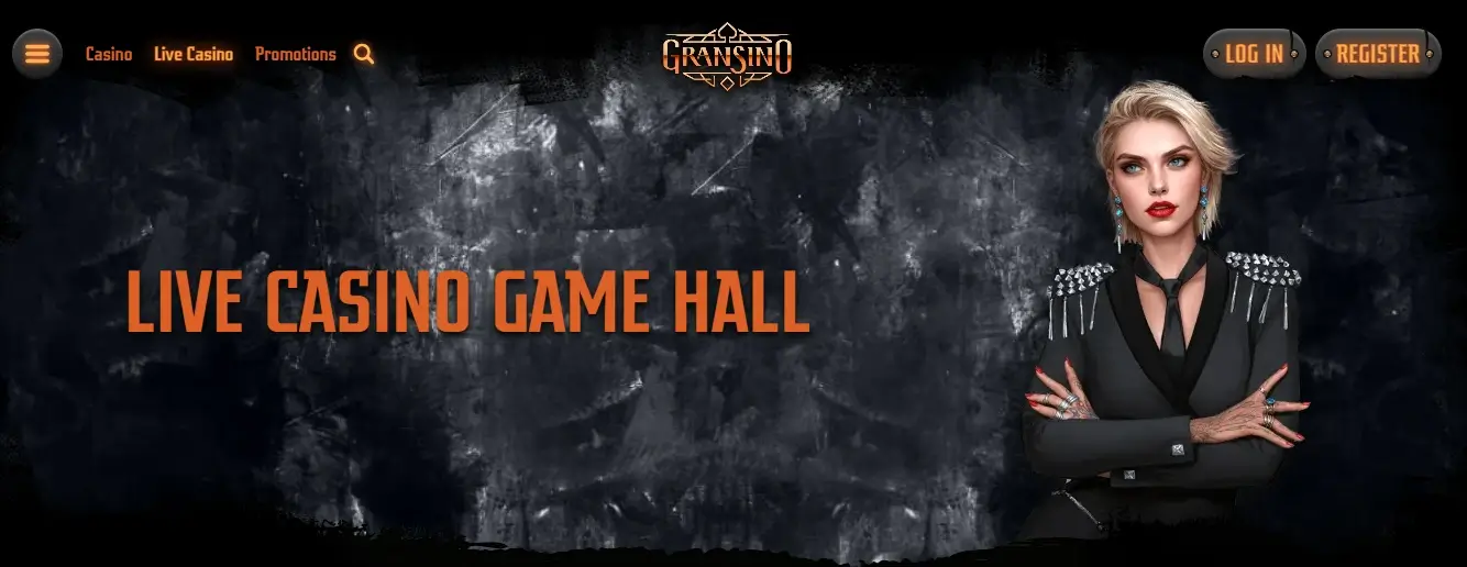 Gransino Casino interface