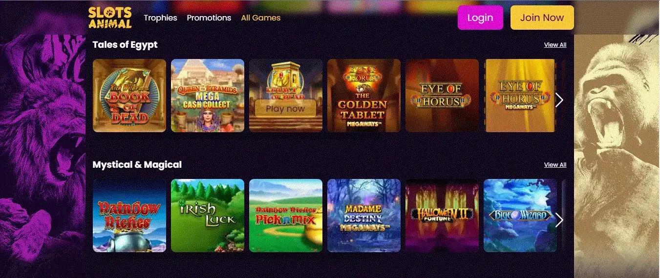 Slots Animal games