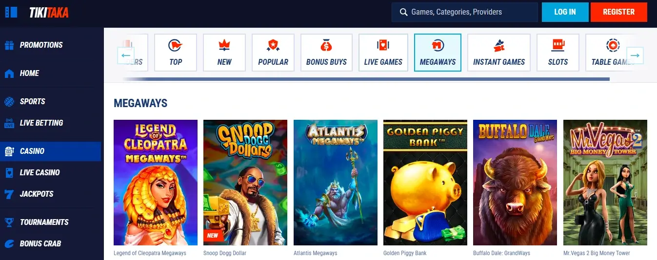 Tikitaka Casino megaways