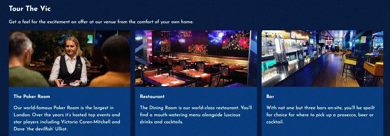 The Vic Tour room
