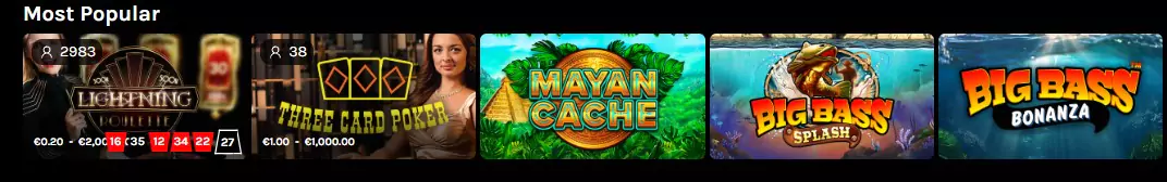most popular games at Casino Ways