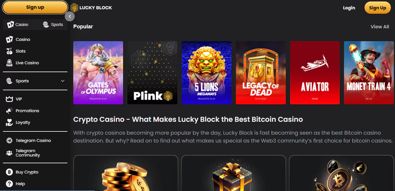 Lucky Block popular games