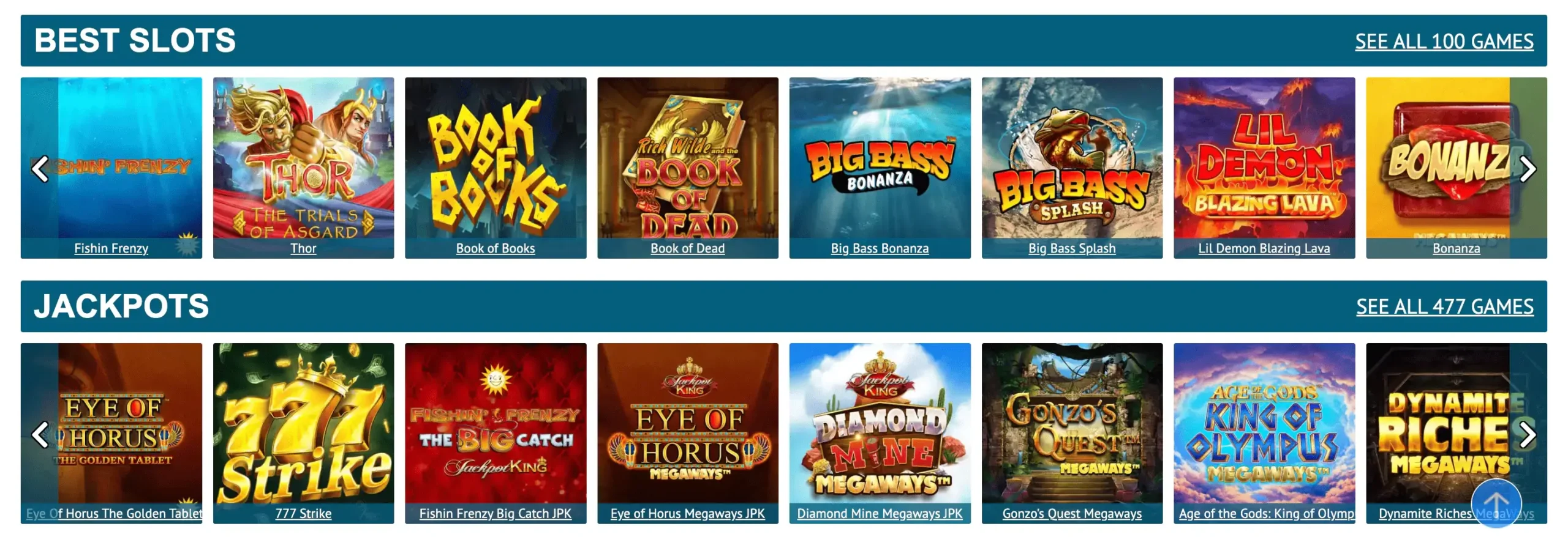 Prime Slots' best slots and jackpots