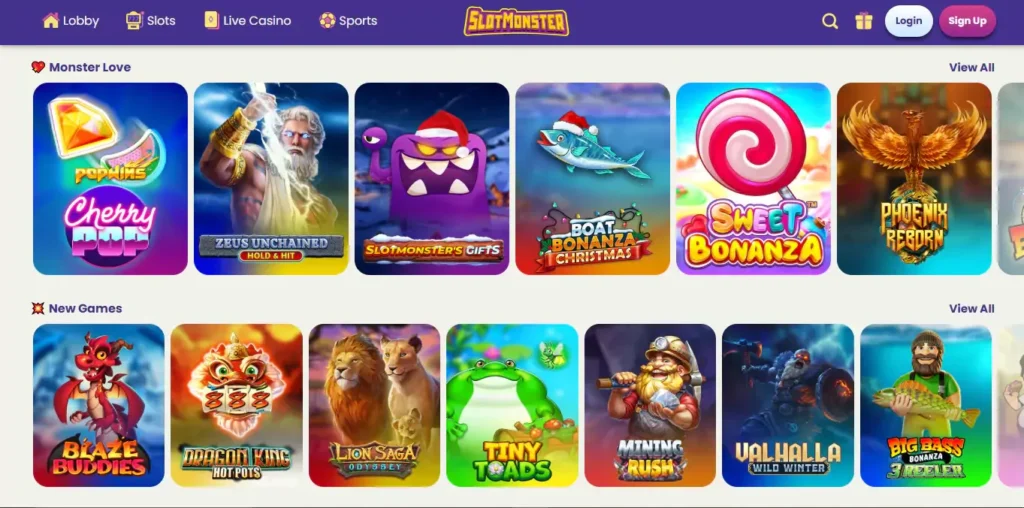 SlotMonster Casino slots