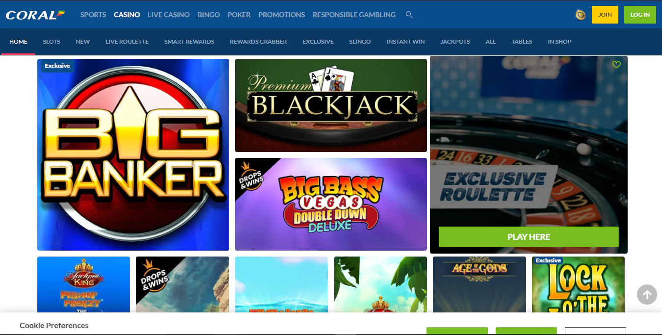 Coral top games