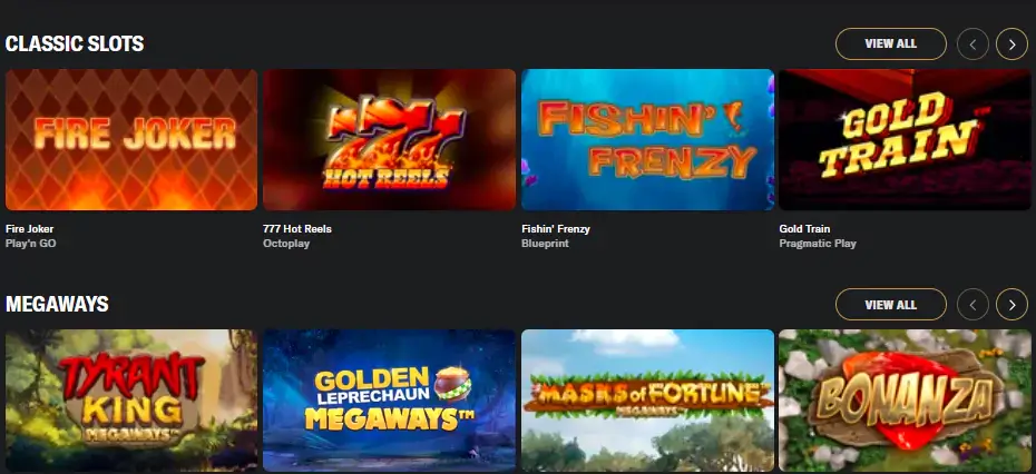 BetMGM classic slots